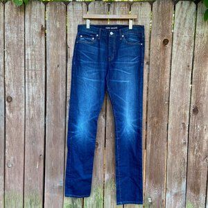 Jake Agave Engineered Slim-Strait Washed Indigo Jeans Sz 35"